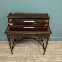 Spectacular Quality Victorian Rosewood Inlaid Antique Writing Desk (9 of 12) Spectacular Quality Victorian Rosewood Inlaid Antique Writing Desk (9 of 12)