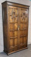 Good Quality Carved Oak Wardrobe. A Gardner & Sons, Glasgow (13 of 13) Good Quality Carved Oak Wardrobe. A Gardner & Sons, Glasgow (13 of 13)