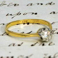 The Vintage Illusion Set Brilliant Cut Diamond Solitaire Ring (2 of 3) The Vintage Illusion Set Brilliant Cut Diamond Solitaire Ring (2 of 3)