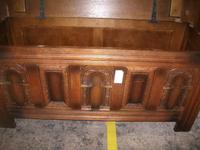 Carved Oak Lift Top Coffer (3 of 4) Carved Oak Lift Top Coffer (3 of 4)