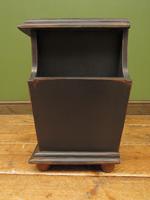 Small Black Painted Chest with Cupboard and Magazine Racks, Sofa Table (11 of 15) Small Black Painted Chest with Cupboard and Magazine Racks, Sofa Table (11 of 15)