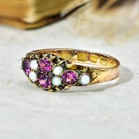 The Antique Victorian 1897 Pink Tourmaline & Seed Pearl Ring (2 of 5) The Antique Victorian 1897 Pink Tourmaline & Seed Pearl Ring (2 of 5)