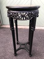 Antique Oriental Chinese Marble Top Stand (5 of 6) Antique Oriental Chinese Marble Top Stand (5 of 6)