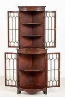 Bow Fronted Double Mahogany Corner Cabinet (5 of 6) Bow Fronted Double Mahogany Corner Cabinet (5 of 6)