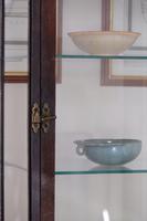 Antique Vintage Mahogany & Glass Display Cabinet with glass shelves (6 of 7) Antique Vintage Mahogany & Glass Display Cabinet with glass shelves (6 of 7)