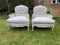 Pair of Very Large Bergere Armchairs (4 of 8) Pair of Very Large Bergere Armchairs (4 of 8)
