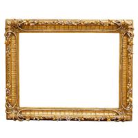 Luxurious 19th century wooden frame in Napoleon III style.