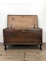 Small 18th Century Antique Elm Six Plank Coffer Chest (4 of 11) Small 18th Century Antique Elm Six Plank Coffer Chest (4 of 11)
