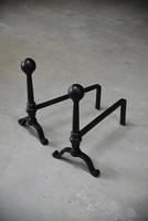 Large Cast Iron Andirons (5 of 12) Large Cast Iron Andirons (5 of 12)