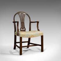 Pair of Antique Hepplewhite Revival Carvers, Mahogany, Armchair, Victorian (12 of 12) Pair of Antique Hepplewhite Revival Carvers, Mahogany, Armchair, Victorian (12 of 12)