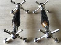 Pair of Victorian Silver Plated & Stag Horn Handle Knife Rests (6 of 7) Pair of Victorian Silver Plated & Stag Horn Handle Knife Rests (6 of 7)