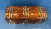 Victorian Brassbound Burr Walnut Glove Box (4 of 9) Victorian Brassbound Burr Walnut Glove Box (4 of 9)