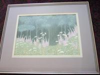 Betty Silburn Screenprint "into the wood" (2 of 3) Betty Silburn Screenprint "into the wood" (2 of 3)