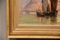 Oil Painting Pair by George Dodgson Callow "A Calm, Mounts Bay" and "On the South Coast" (5 of 9) Oil Painting Pair by George Dodgson Callow "A Calm, Mounts Bay" and "On the South Coast" (5 of 9)