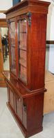 1910's Mahogany Chiffonier Bookcase with Glazed Top (4 of 5) 1910's Mahogany Chiffonier Bookcase with Glazed Top (4 of 5)