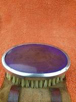 Antique Sterling Silver Hallmarked Purple Brush in Leather Case , 1928 , Birmingham, Daniel Manufacturing Company (6 of 6) Antique Sterling Silver Hallmarked Purple Brush in Leather Case , 1928 , Birmingham, Daniel Manufacturing Company (6 of 6)