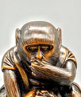 Signed Netsuke of a Monkey (5 of 8) Signed Netsuke of a Monkey (5 of 8)