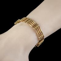 Antique Victorian 15ct Gold Gate Bracelet c.1900 (5 of 5) Antique Victorian 15ct Gold Gate Bracelet c.1900 (5 of 5)