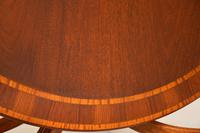 Antique Regency Style Inlaid Mahogany Tillman Dining Table (9 of 10) Antique Regency Style Inlaid Mahogany Tillman Dining Table (9 of 10)