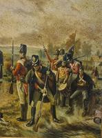Antique Oil Painting - Wellington At Waterloo, The Dawn Of Day June 18th 1815 (After Robert Alexander Hillingford 1896) (3 of 8) Antique Oil Painting - Wellington At Waterloo, The Dawn Of Day June 18th 1815 (After Robert Alexander Hillingford 1896) (3 of 8)