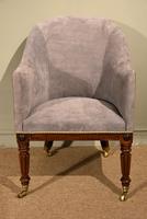 Regency Rosewood Tub Armchair Reupholstered (3 of 8) Regency Rosewood Tub Armchair Reupholstered (3 of 8)