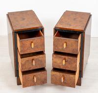 Stylish Pair of Burr Walnut Art Deco Bedside Cabinets (3 of 7) Stylish Pair of Burr Walnut Art Deco Bedside Cabinets (3 of 7)