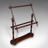 Antique Adjustable Tapestry Frame, English Needlepoint Stretcher, Late Victorian (1 of 12)