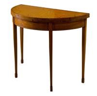 Pair of George III Style Satinwood Card Tables (9 of 15) Pair of George III Style Satinwood Card Tables (9 of 15)