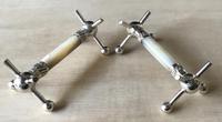 Pair of Victorian Silver Plated & Mother of Pearl X shape Knife Rests (3 of 4) Pair of Victorian Silver Plated & Mother of Pearl X shape Knife Rests (3 of 4)