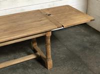 Bleached Oak Farmhouse Dining Table with Extensions (14 of 16) Bleached Oak Farmhouse Dining Table with Extensions (14 of 16)