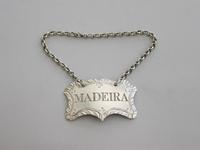 Rare Victorian Silver Goldsmiths Company Wine Label 'Madeira' by Charles Rawlings & William Summers, London, 1854 (2 of 9) Rare Victorian Silver Goldsmiths Company Wine Label 'Madeira' by Charles Rawlings & William Summers, London, 1854 (2 of 9)