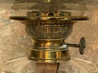 Superb Tall 19thc 'Matador' Brown Ceramic & Milky White Brass Table Oil Lamp (6 of 12) Superb Tall 19thc 'Matador' Brown Ceramic & Milky White Brass Table Oil Lamp (6 of 12)