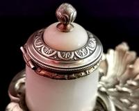 Antique French Bronze & Alabaster Inkwell (9 of 12) Antique French Bronze & Alabaster Inkwell (9 of 12)