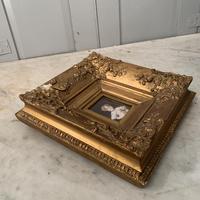 Antique Victorian portrait in oil of a young girl child in ornate gesso frame 2 of 2 (8 of 10) Antique Victorian portrait in oil of a young girl child in ornate gesso frame 2 of 2 (8 of 10)
