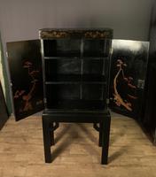 Decorative Chinoiseries Lacquer Work Cabinet on Stand (6 of 12) Decorative Chinoiseries Lacquer Work Cabinet on Stand (6 of 12)