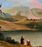 Large Stunning 19thc Arcadian Landscape Oil Painting in the 18th Century manner (7 of 13) Large Stunning 19thc Arcadian Landscape Oil Painting in the 18th Century manner (7 of 13)