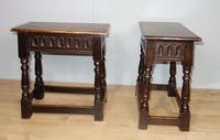 Pair of Edwardian Oak Joint Stools (2 of 6) Pair of Edwardian Oak Joint Stools (2 of 6)