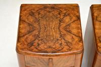 Pair of Art Deco Figured Walnut Bedside Cabinets (6 of 10) Pair of Art Deco Figured Walnut Bedside Cabinets (6 of 10)