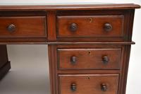Antique Victorian Mahogany Leather Top Partners Desk (2 of 12) Antique Victorian Mahogany Leather Top Partners Desk (2 of 12)