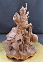 Thomas Wilkinson Wallis of Louth, Wood Carving with Snail and Ivy, 1867 Original Stand (10 of 11) Thomas Wilkinson Wallis of Louth, Wood Carving with Snail and Ivy, 1867 Original Stand (10 of 11)