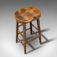 Antique Artist's Stool, English, Beech, Ash, Saddle Seat, Victorian c.1900 (7 of 12) Antique Artist's Stool, English, Beech, Ash, Saddle Seat, Victorian c.1900 (7 of 12)