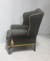 Georgian Style Upholstered Wing Armchair c.1920 (6 of 7) Georgian Style Upholstered Wing Armchair c.1920 (6 of 7)