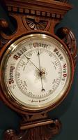 Superb Antique Polished Oak Banjo Barometer (6 of 6) Superb Antique Polished Oak Banjo Barometer (6 of 6)