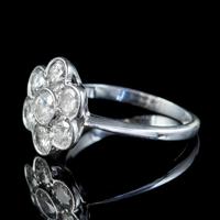 Antique Edwardian Diamond Daisy Cluster Ring Platinum 2ct of Diamond c 1910 (3 of 5) Antique Edwardian Diamond Daisy Cluster Ring Platinum 2ct of Diamond c 1910 (3 of 5)