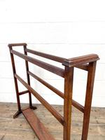 Antique Edwardian Mahogany Towel Rail (8 of 9) Antique Edwardian Mahogany Towel Rail (8 of 9)