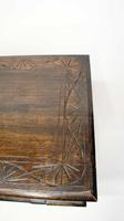 Early 20th C Carved Oak Monks Bench (14 of 16) Early 20th C Carved Oak Monks Bench (14 of 16)