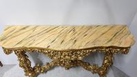 Carved Wood Gilt Console Table (8 of 17) Carved Wood Gilt Console Table (8 of 17)