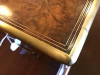 Burr Walnut Brass Inlaid Writing Box (7 of 17) Burr Walnut Brass Inlaid Writing Box (7 of 17)