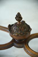 Antique French Walnut & Marble Table (3 of 8) Antique French Walnut & Marble Table (3 of 8)