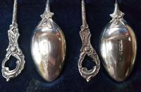 Cased Set of 6 Silver Teaspoons - 1901 (3 of 4) Cased Set of 6 Silver Teaspoons - 1901 (3 of 4)